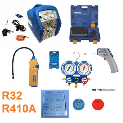 Détecteur de fuite gaz réfrigérant < 3 gr / an (y compris R32