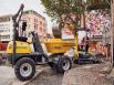 Les machines zero emission de Wacker Neuson au centre-ville de Stuttgart
