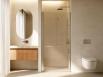 Petits espaces de douche adaptés à la vie multigénérationnelle