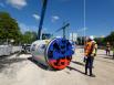 Un mini-tunnelier fore un tunnel de 117 m de longueur à Sèvres