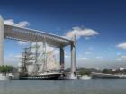 Un pont levant sur la Garonne inauguré à Bordeaux
