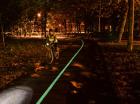 Une piste cyclable photoluminescente inaugurée à Pessac