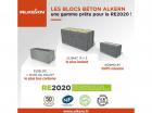 Les blocs béton Alkern : une gamme prête pour la RE2020 !
