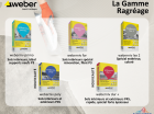 Weber présente sa nouvelle gamme de ragréages, plus simple, lisible et performante