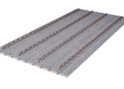 Prédalle en béton armé et béton précontraint