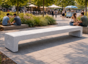 Banc monobloc béton