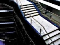 Escalier à limon d acier