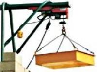 Chevalet avec treuil 200 kg sur chariot