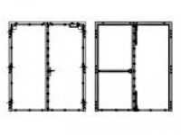Bloc-porte 2 vantaux 2 V, 2VGH