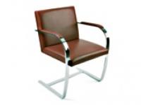 Fauteuil Brno acier plat