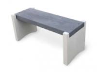 Banc de jardin assise aspect bois