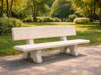 Banc béton classique
