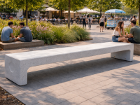 Banc monobloc béton
