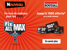 Fix ALL® MAX : un max de cadeaux pour les pros…