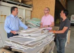 Siniat organise sa filière de recyclage des déchets de plâtre