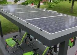 Solutions COP 21 : une station solaire pour vélos électriques
