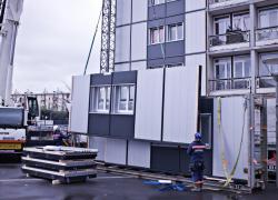 Rénovation bas carbone par façades préfabriquées à Sarcelles