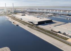 Démarrage de l'usine d'éolienne Siemens Gamesa au Havre