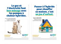 GRDF lance une campagne de pub pour promouvoir les pompes à chaleur hybrides