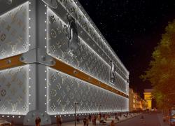 La malle géante Louis Vuitton installée sur un bâtiment classé fait grincer des dents
