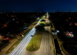 Fonroche Lighting installe 70 lampadaires solaires autonomes et entre dans le Guiness Book