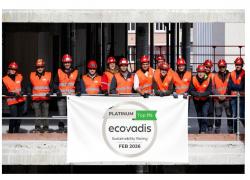 RSE : le groupe Léon Grosse conserve la médaille Platinum EcoVadis