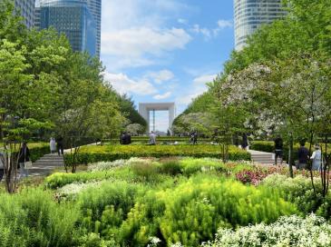 A La Défense, un projet de végétalisation sur l'esplanade débutera en 2024