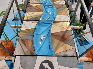 À Artibat, un pont de talents s'inspire des croquis de Léonard de Vinci