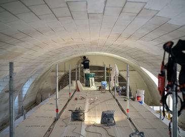L’église Saint-Martin renaît à l’identique grâce au savoir-faire des Métiers du Plâtre