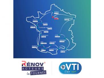 Ventilation et rénovation : VTI en première ligne sur la tournée Rénov’acteurs 2026