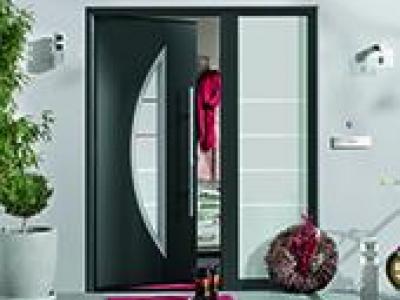 Porte d'entrée en acier Thermo65