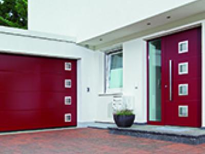 Les portes de garage et portes d’entrée assorties