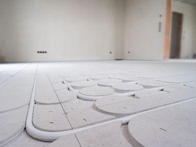 Plancher chauffant rafraîchissant fermacell® Therm25™