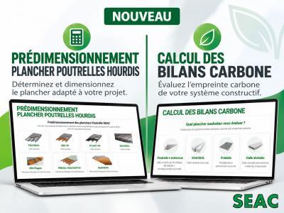 Outils de prédimensionnement et calcul des bilans carbone