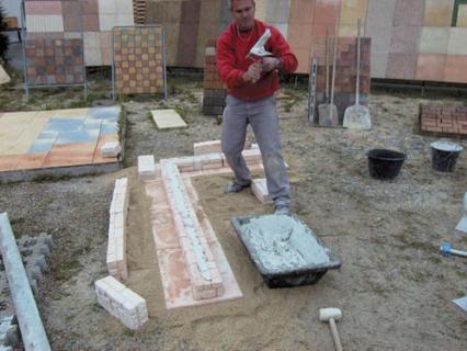 Aménagements de jardin : Dalles, murets et marches en béton