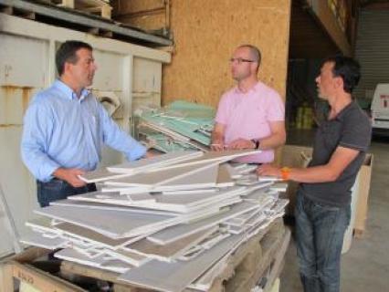 Siniat organise sa filière de recyclage des déchets de plâtre