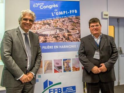Un nouveau président pour les plâtriers-plaquistes de la FFB