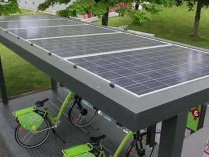 Solutions COP 21 : une station solaire pour vélos électriques