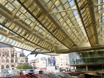 La "Canopée" des Halles sera livrée au printemps
