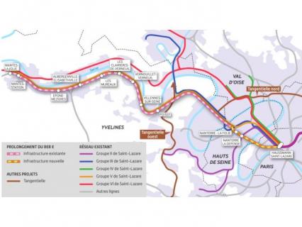 Le prolongement du RER E à l'ouest de Paris repoussé de deux ans