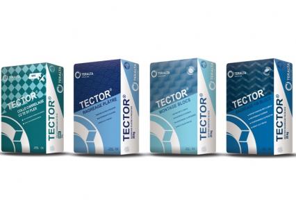 TERALTA complète sa gamme de mortier Tector  et lance TECTOR COLLE CARRELAGE