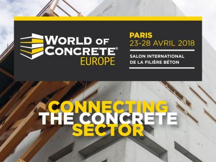 Le World Of Concrete Europe, le salon international de la filière béton