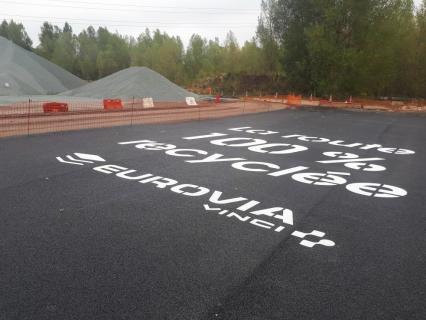 Un bout d'autoroute "100% recyclable" expérimenté en Gironde
