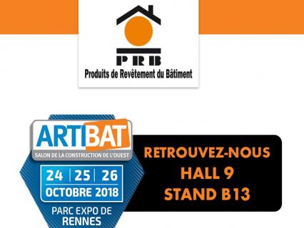 Découvrez les solutions  PRB au salon ARTIBAT