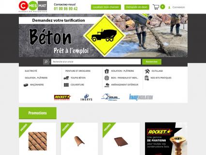CmesMat le site de vente en ligne pour les  professionnels et les particuliers