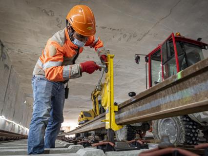 Travaux de Grand Paris Express : des rails pas comme les autres