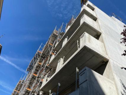 La construction de logements en léger déclin par rapport à l'avant-crise
