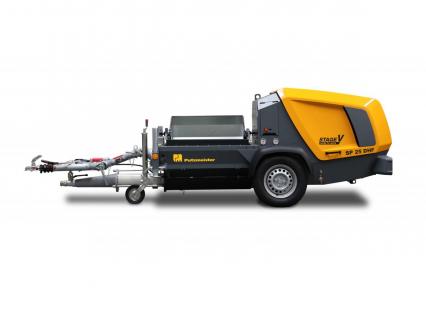 SP 25 DHF – robuste et puissante, pour de grandes quantités de chape liquide