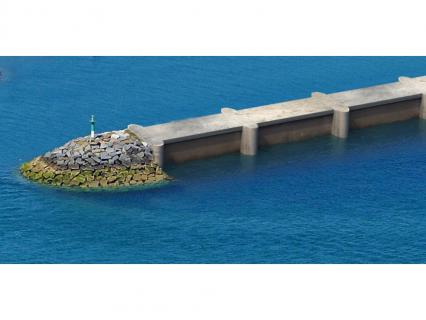 Une digue capable de produire de l'électricité testée dans la rade de Brest