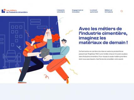 Nouvelle plateforme de métiers pour le Syndicat français de l'industrie cimentière